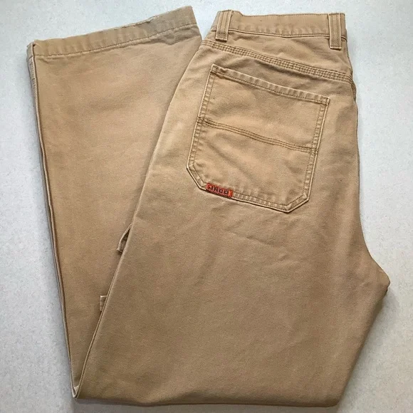 ❗️SOLD❗️Jnco Vintage Duck Cloth Carpenter Jeans 34X32 90’s Made In The USA - Picture 1 of 10